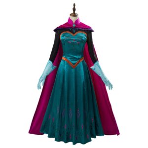 La Reine des Neiges Frozen Elsa Robe Halloween Cosplay Costume