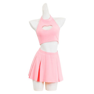 Death Note Misa Amane Tenue Rose Cosplay Costume