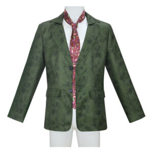 Disco Elysium Harrier Du Bois Veste Verte+Cravate Cosplay Costume