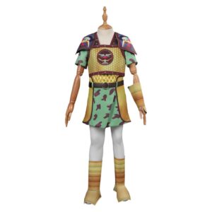 Enfant 2023 Le Roi Singe Vert Tenue Cosplay Costume