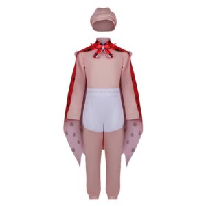 Enfant Captain Underpants Benny Krupp Tenue Rose Cosplay Costume
