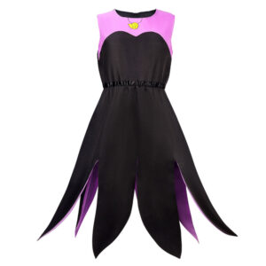 Enfant Ursula Noir Robe Cosplay Costume