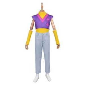 Enfant Mystery Tenue de Gilet Violet Cosplay Costume
