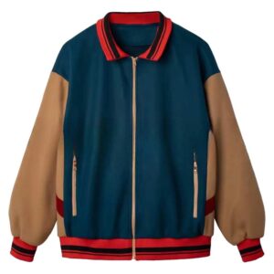 Enfant Stranger Things Saison 5 Will Byers Veste Verte et Beige Cosplay Costume