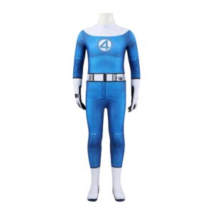 Enfant The Fantastic Four: First Steps(2025) Susan Storm Combinaison Bleue Cosplay Costume