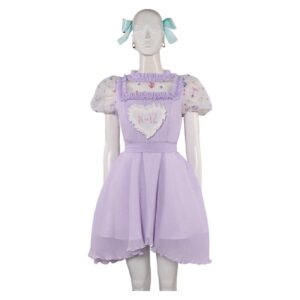 Femme K-12 Cry Baby Robe Violette Cosplay Costume