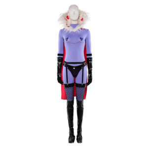 Femme Hazbin Hotel 2(2025) Valentino Tenue Noire et Violette Cosplay Costume