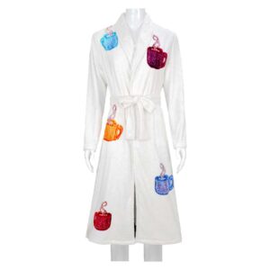 Fight Club The Narrator Tyler Durden Peignoir Blanc Cosplay Costume