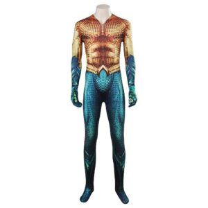Arthur Curry Aquaman 2 Homme Combinaison Cosplay Costume
