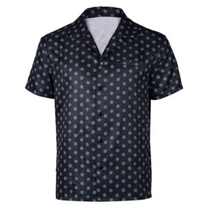 Bar Routier(2024) Road House Dalton Chemise Noir Imprimée Cosplay Costume
