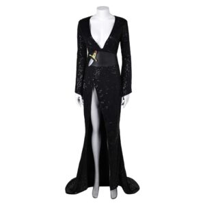 Elvira: Mistress of The Dark Elvira Robe Noire Cosplay Costume