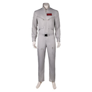 Ghostbusters 2024 Dr.Peter Venkman Uniforme Gris Cosplay Costume