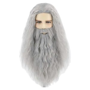Harry Potter Dumbledore Cosplay Perruque+Barbe