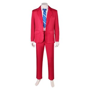 Joker: Folie à Deux(2024) Arthur Fleck Joker Tenue Rouge Cosplay Costume