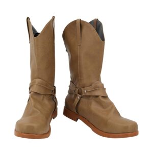 Obi-Wan Kenobi Bottes Kaki Cosplay Chaussures
