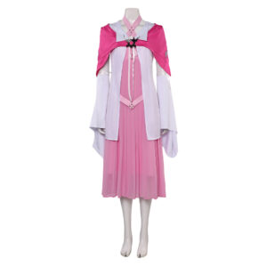 Final Fantasy VII: Remake FF7 FF VII Aerith Gainsborough Tenue Rose Cosplay Costume
