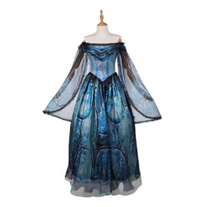 Frankenstein Elizabeth Robe Bleue Cosplay Costume