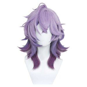 Genshin Impact Durin Cosplay Perruque Violette
