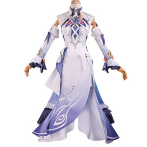 Genshin Impact Nicole Reeyn Robe Violette et Blanche Cosplay Costume