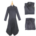 Geto Suguru Tenue Noire Cosplay Costume