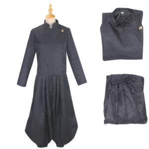 Geto Suguru Tenue Noire Cosplay Costume