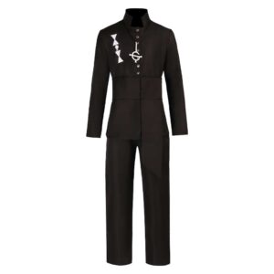 Ghost Aether Tenue Noire Cosplay Costume