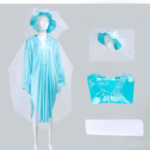 Haunted Mansion Ghost Bride Robe Bleue Cosplay Costume