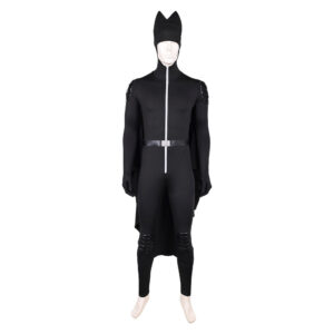 Homme Les Bad Guys 2(2025) M. Loup Tenue Noire avec Cape Cosplay Costume