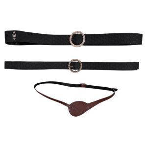 House of The Dragon Sasion 2 Aemond Targaryen Blindage d'Œil+Ceinture Cosplay Accessoires