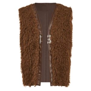 How to Train Your Dragon(2025) Hiccup Gilet en Peluche Marron Cosplay Costume