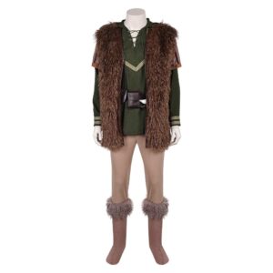 How to Train Your Dragon(2025) Hiccup Tenue Verte de Gilet Cosplay Costume