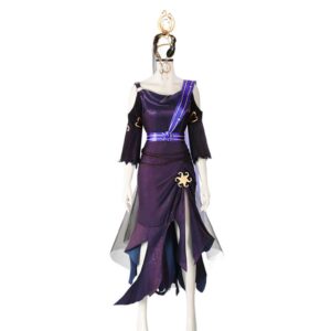 Identity V Priestess The Envoy of Yog-Sothoth Tenue Violette Cosplay Costume