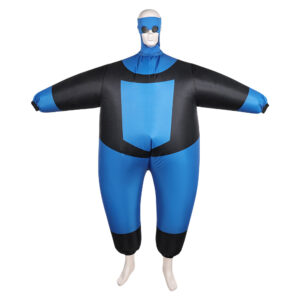 Invincible Saison 3(2025) Mark Grayson Gonflable Combinaison Noire et Bleue Cosplay Costume
