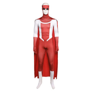 Invincible Saison 3(2025) Mark Grayson Tenue Rouge et Blanche Cosplay Costume