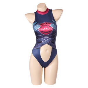 Invisible Woman Maillot de Bain Malice One Pièce Cosplay Costume Design Original