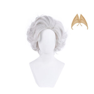 Baldur's Gate Astarion Perruque+Oreille Cosplay Accessoire