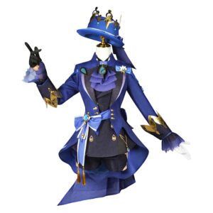 Genshin Impact Focalors Furina Version Noire Cosplay Costume
