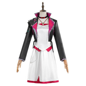 Adulte Arcane: League of Legends Saison 2 Powder/Jinx Robe Blanche Cosplay Costume Ver.2