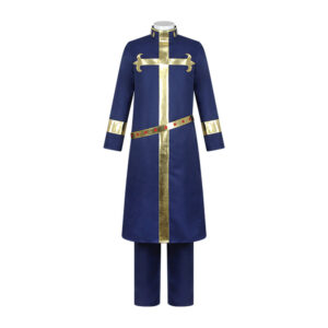 JJBA Enrico Pucci Tenue Bleu Marine Cosplay Costume