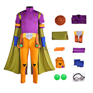 JJBA Gyro Zeppeli Tenue Violette Cosplay Costume