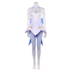 Knights of Guinevere(2025) Guinevere Tenue Blanche Imprimée Cosplay Costume