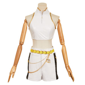 Rumi Tenue Blanche et Noire Cosplay Costume