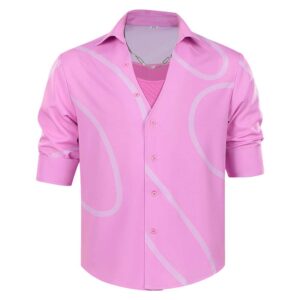 Romance Chemise+Haut Rose Cosplay Costume