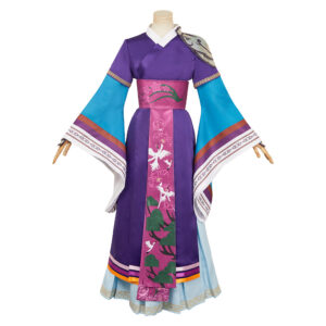 Tenue Bleue et Violet Cosplay Costume