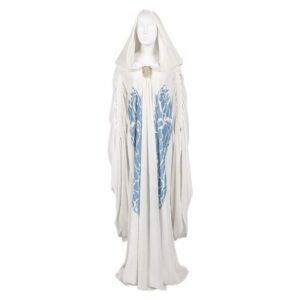 La Guerre des Étoiles Padme Amidala Naberrie Cape Blanche Cosplay Costume