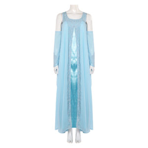 La Guerre des Étoiles Padme Amidala Naberrie Robe Bleue Cosplay Costume