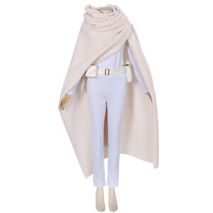 La Guerre des Étoiles Padme Amidala Tenue Blanche Cosplay Costume