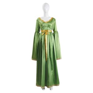 La Guerre des Étoiles Princess Leia Robe Verte Cosplay Costume