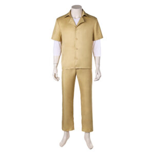 LAZARUS(2025) Axel Prison Unifome Jaune Cosplay Costume
