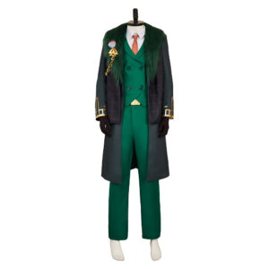 Loki Président Tenue Verte Cosplay Costume